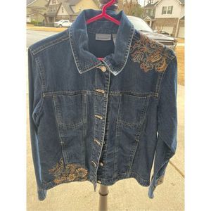 Blassport Jean Jacket with Embroidery_Women’s Medium